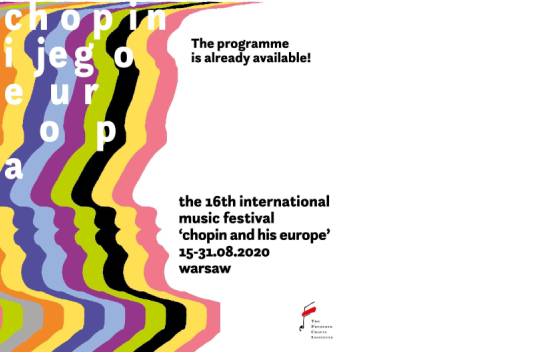 Chopin ja hänen Eurooppansa – 16. kansainvälinen musiikkifestivaali Varsovassa 15.-31.8.2020